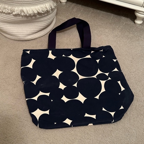 Handbags - COPY - NAVY Polka Dot Mixed Bags Tote